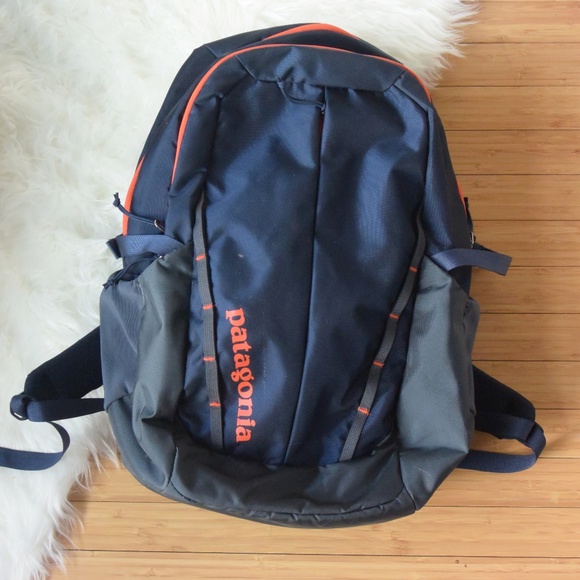orange patagonia backpack